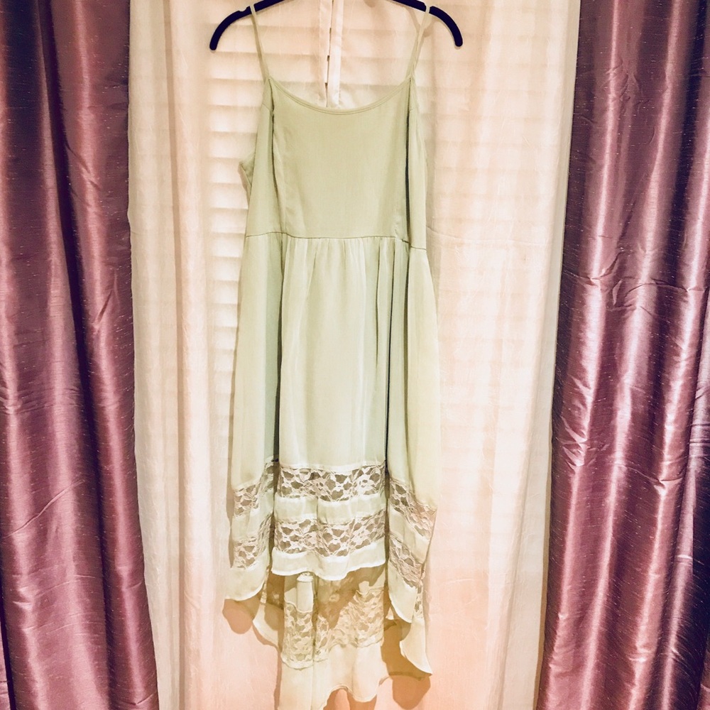 Urban Outfitters| Band of Gypsies Mint Lace  Dress